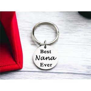 Keyring Best Nana Ever Keychain  | Funny Gift from Grandson/Granddaughter Gift